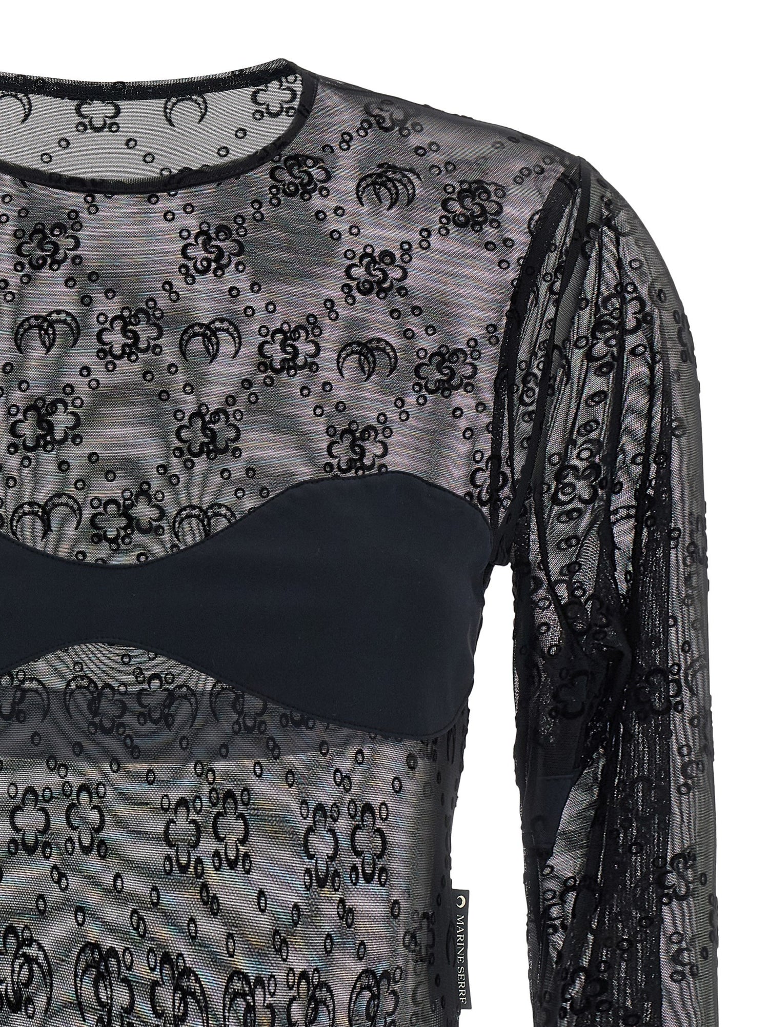Marine Serre Moonogram Bodysuit