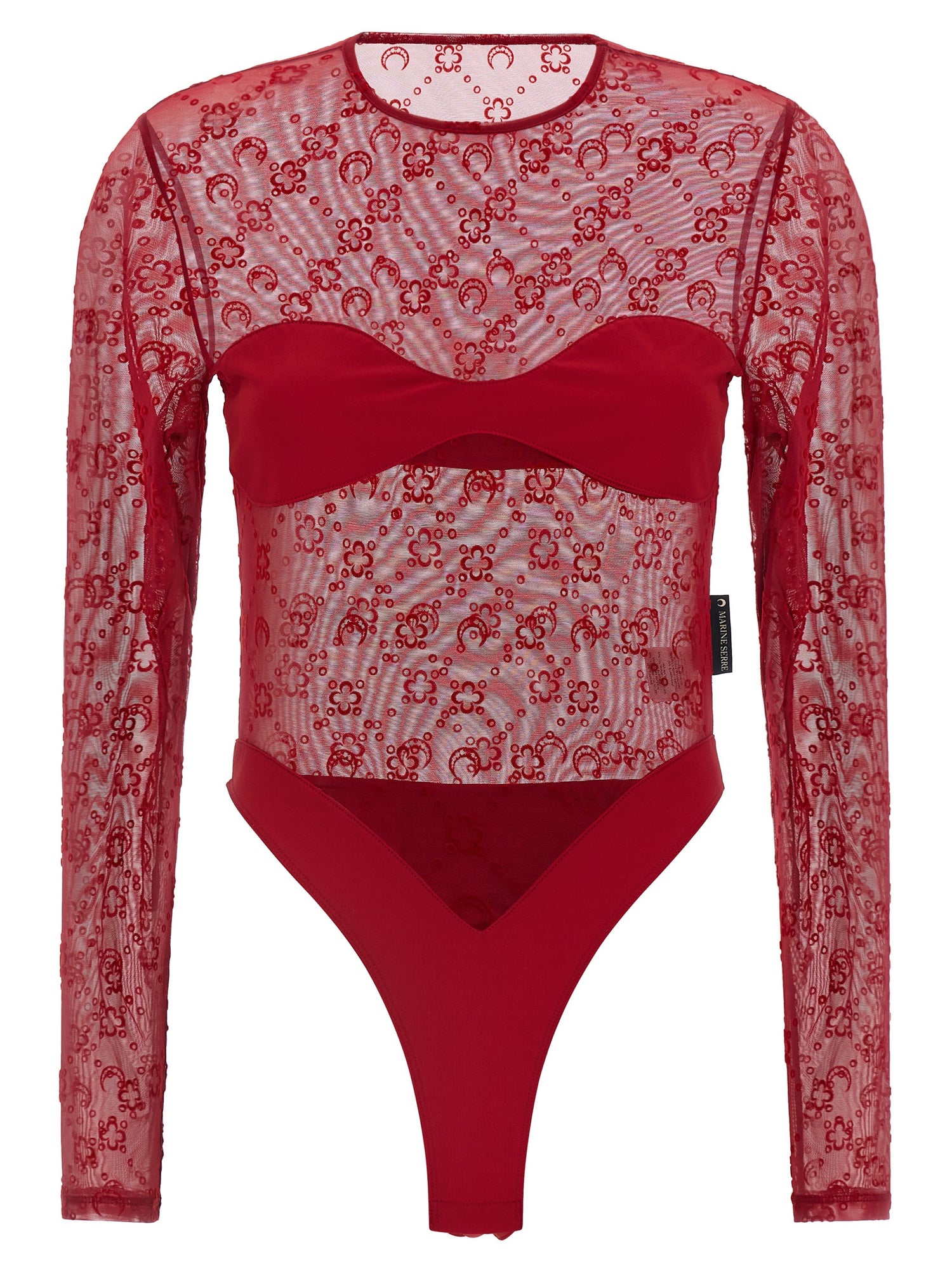 Marine Serre Moonogram Bodysuit