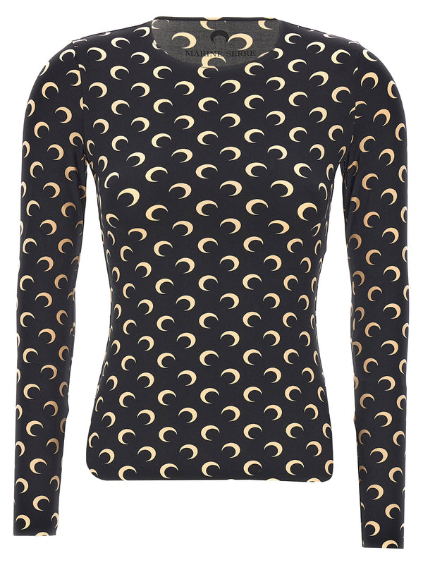 Marine Serre Moon Printed Jersey T-shirt