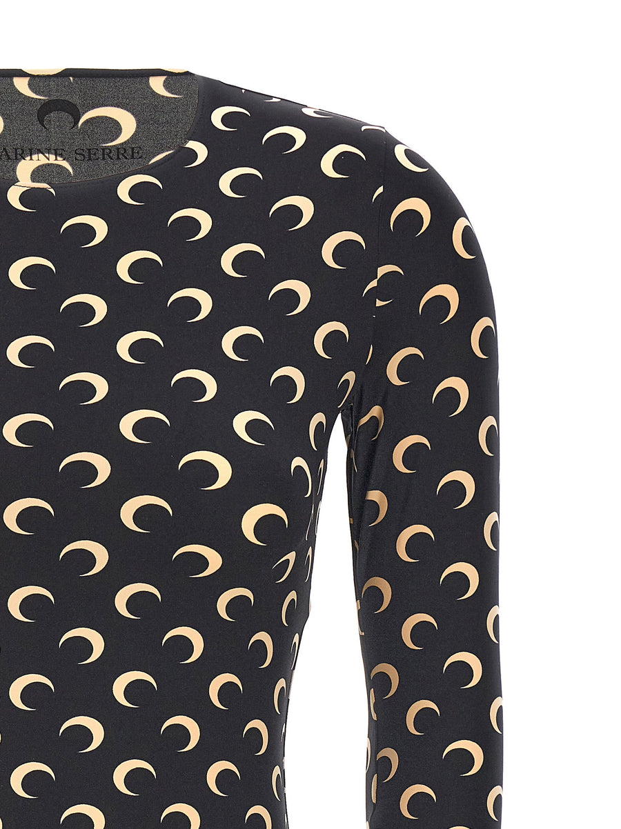 Marine Serre Moon Printed Jersey T-shirt