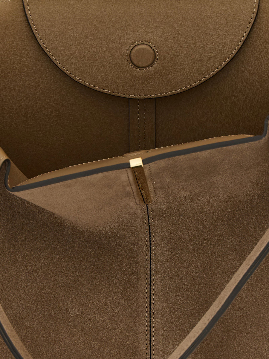Tod's Suede Shopper Bag for Women Beige Small to Medium Everyday Luxury Italian Craft