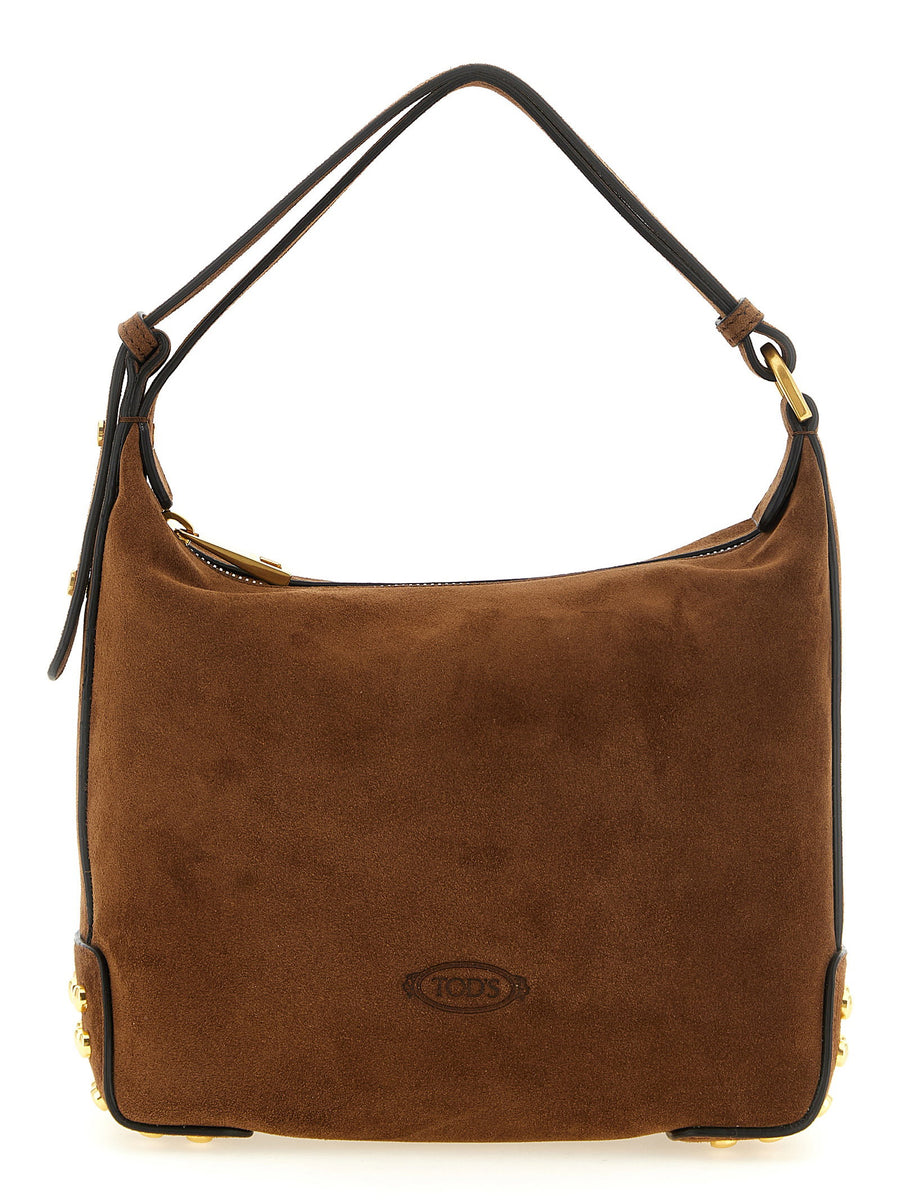 Tod's Gommini Mini Suede Shoulder Bag