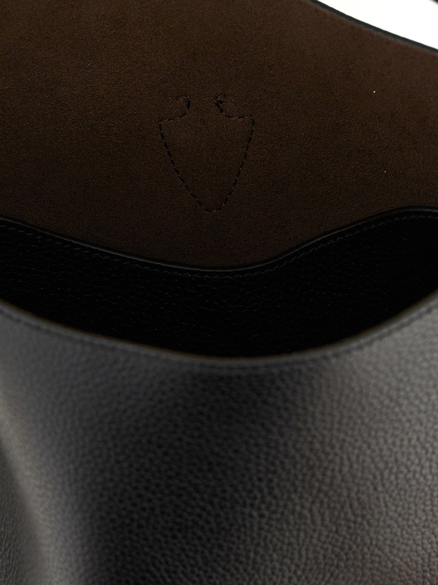 Tod's T Timeless Mini Bucket Bag For Women Quiet Luxury Calfskin Leather Hammered Texture Versatile Everyday