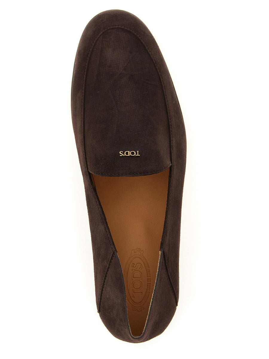 Tod's Sabot Loafers for Women in Brown Goat Leather