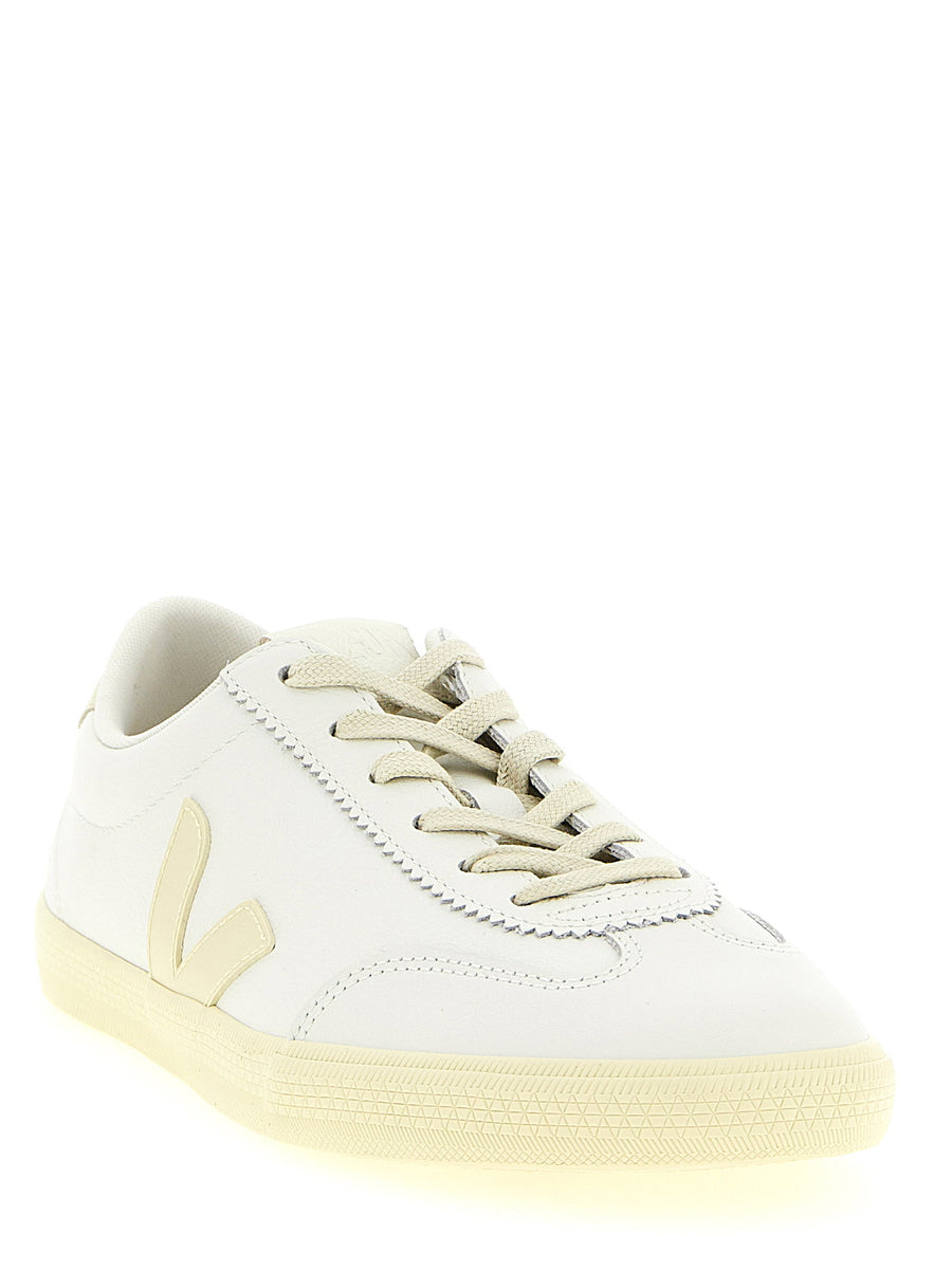 Veja Volley Signature Sneakers for Men, Sustainable White Calfskin Leather, Everyday Luxury