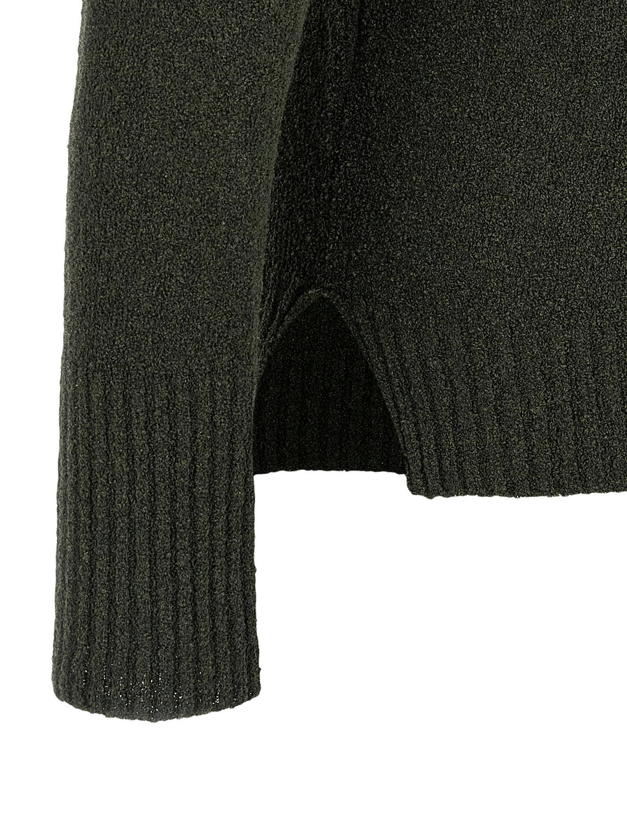 Ma'ry'ya Bouclé Cotton Polo Shirt