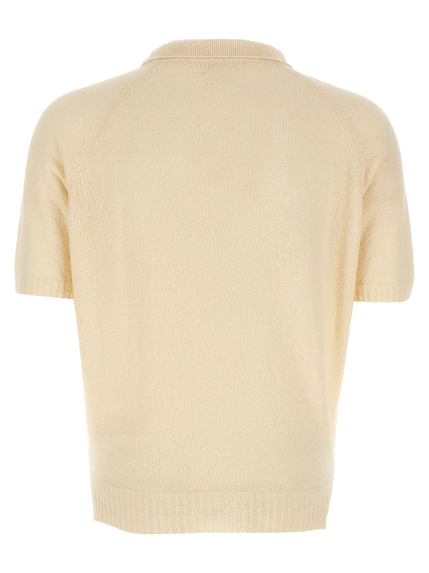 Ma'ry'ya Bouclé Polo Shirt