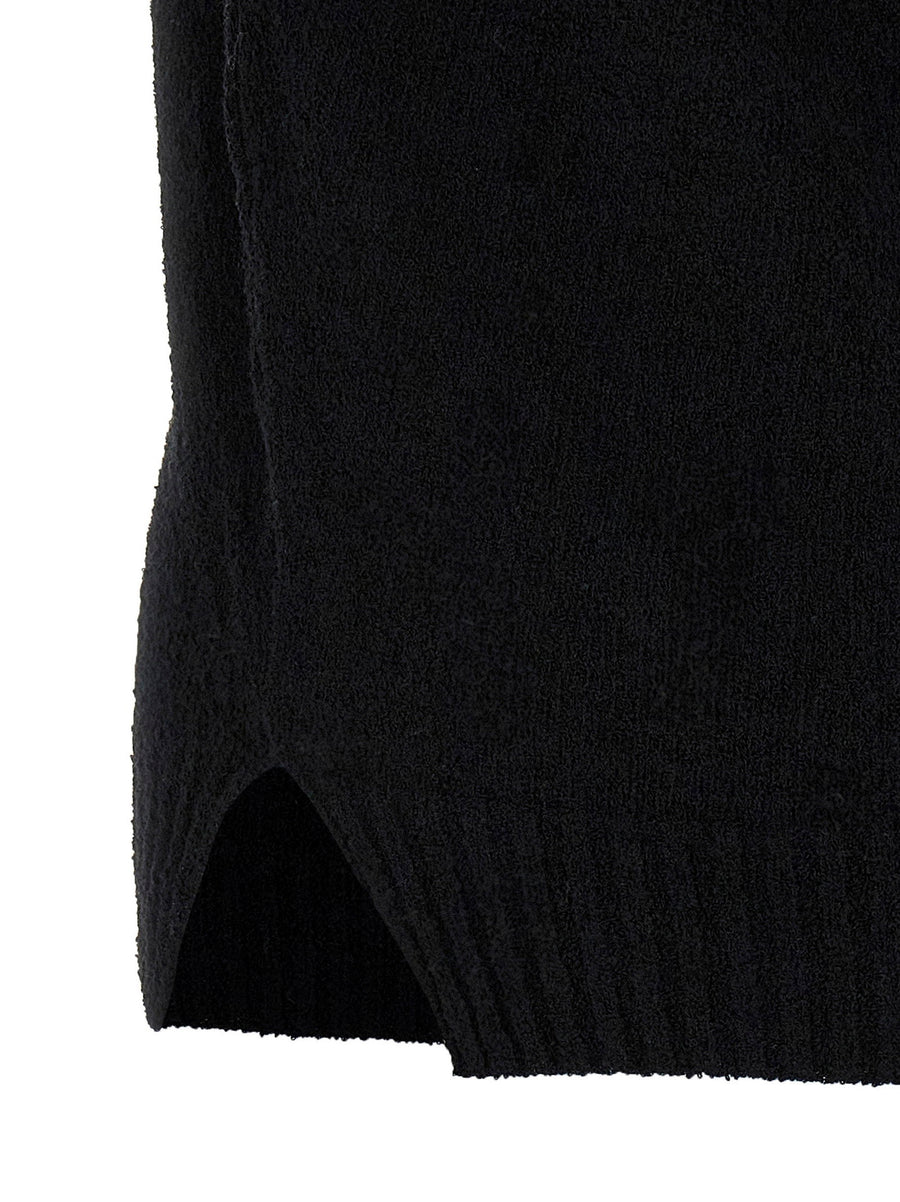 Ma'ry'ya Bouclé Cotton Polo Shirt