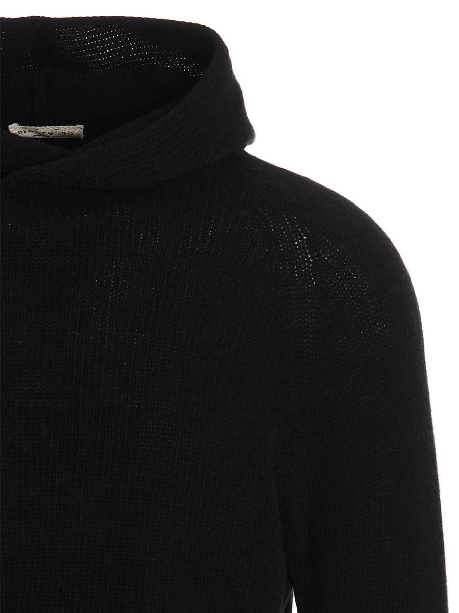 Ma'ry'ya Hooded Sweater For Men - Premium Cashmere Blend Warmth With Streamlined Silhouette