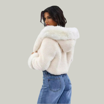 White Alluré Fur Jacket