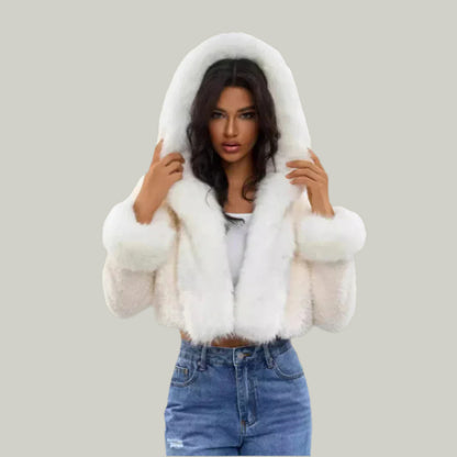 White Alluré Fur Jacket