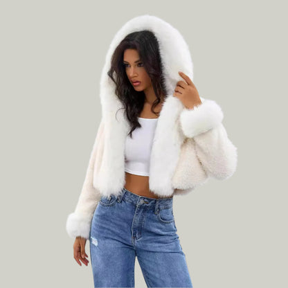 White Alluré Fur Jacket